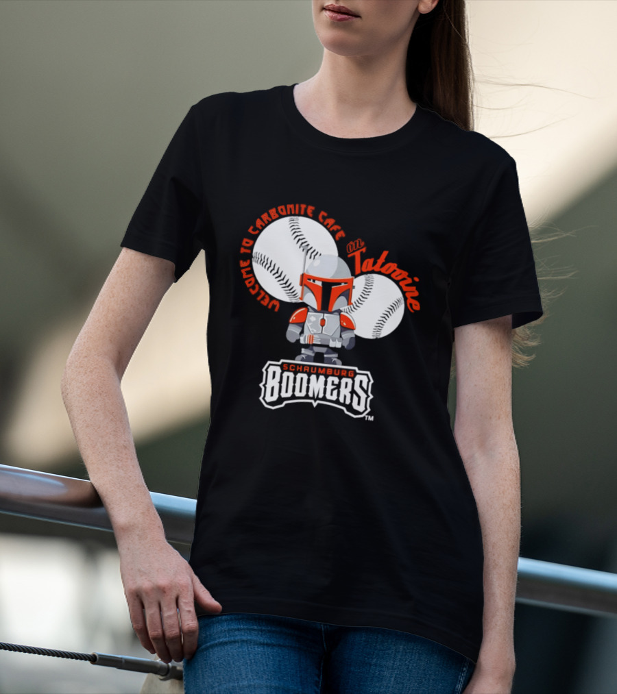 Schaumburg Boomers Welcome To Carbonite Cafe On Tatooine T-Shirt