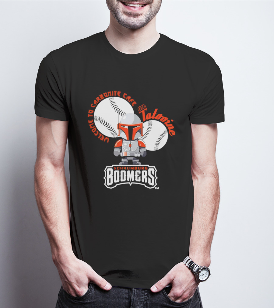 Schaumburg Boomers Welcome To Carbonite Cafe On Tatooine T-Shirt