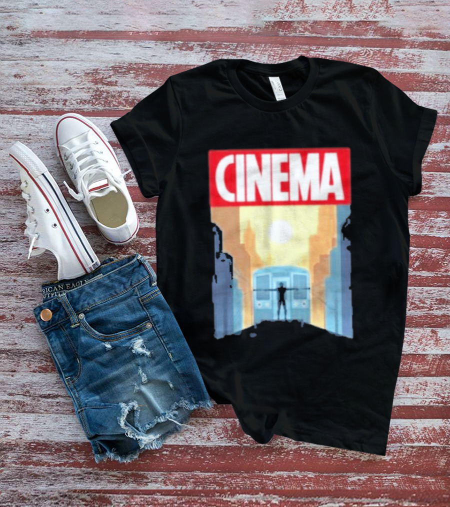 Screencrush Cinema Spidey Subway Sunset Scene T-Shirt