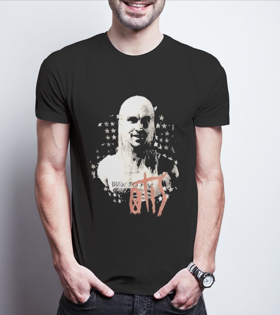House Of 1000 Corpses Otis Rob Zombie Stars 2 Sided T-Shirt
