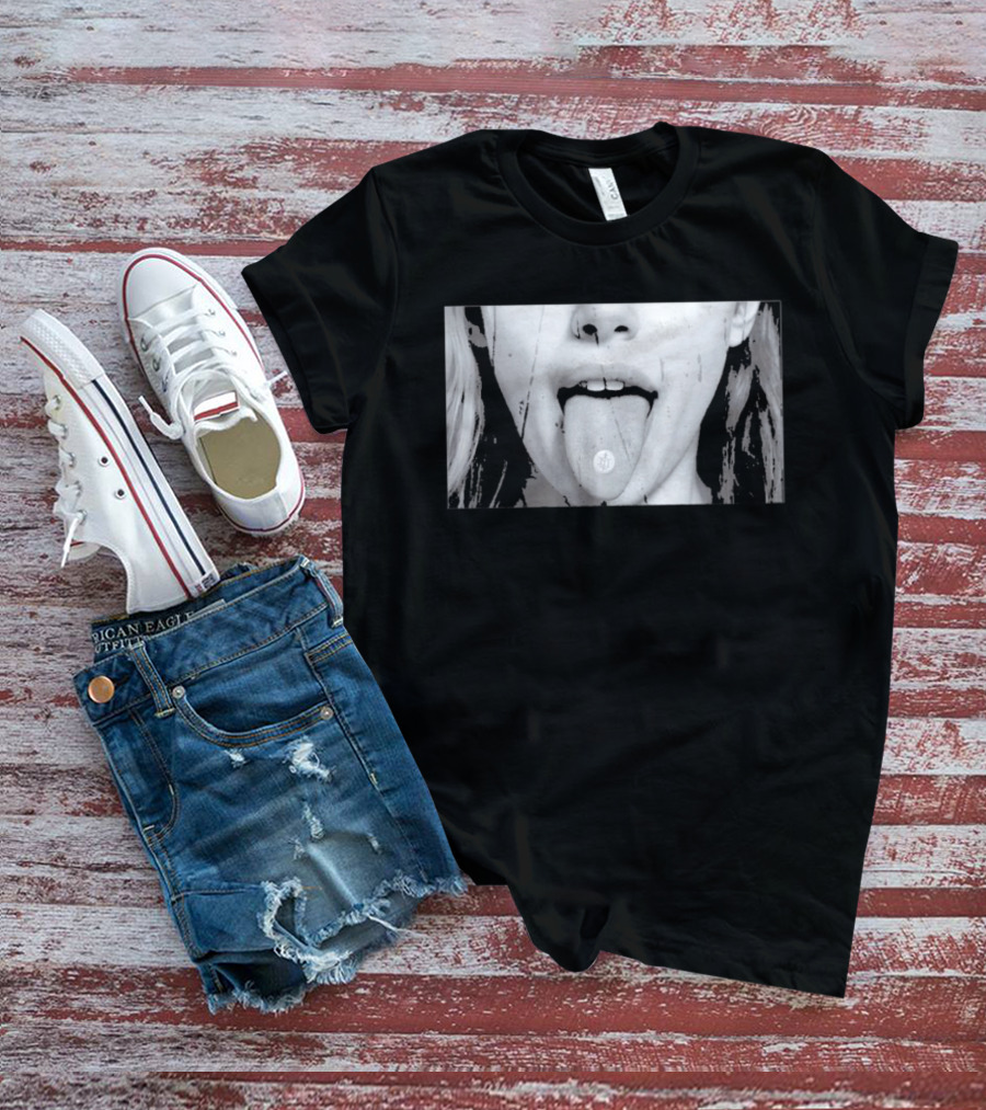 Ouija Macc Sunken Church Omen Acid Tab Tongue T-Shirt