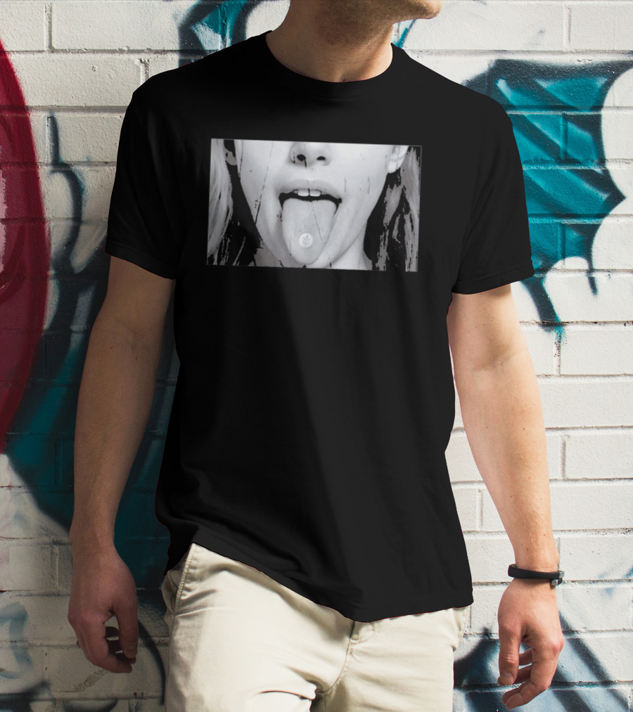Ouija Macc Sunken Church Omen Acid Tab Tongue T-Shirt
