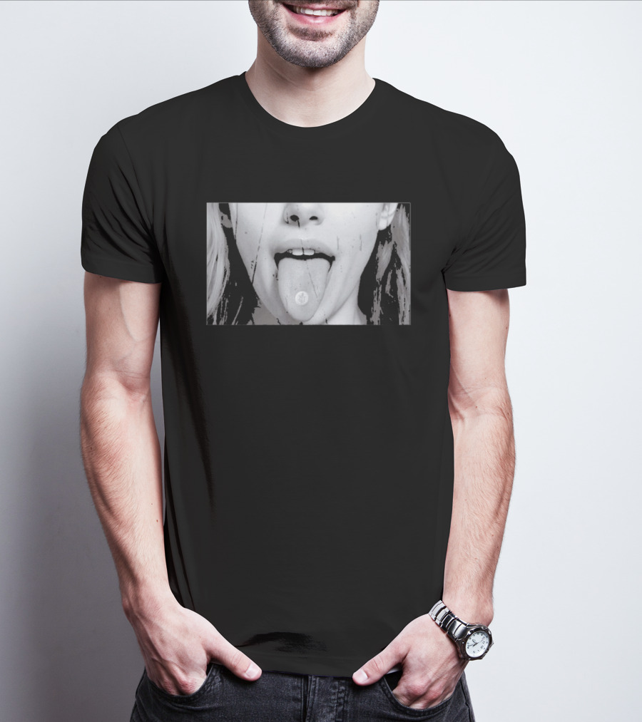 Ouija Macc Sunken Church Omen Acid Tab Tongue T-Shirt