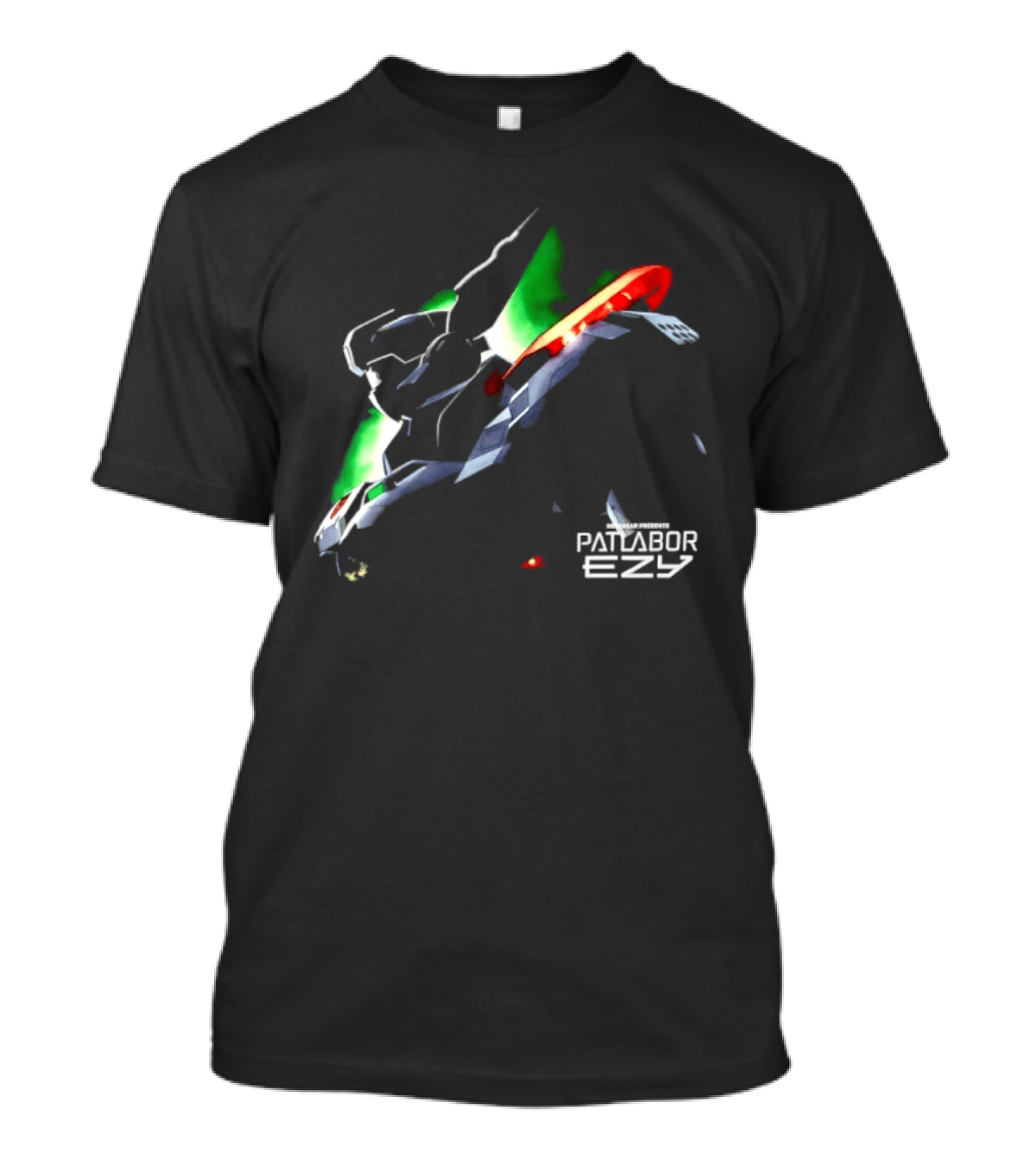 Patlabor EZY Mecha Anime Robot Headgear Dynamic T-Shirt