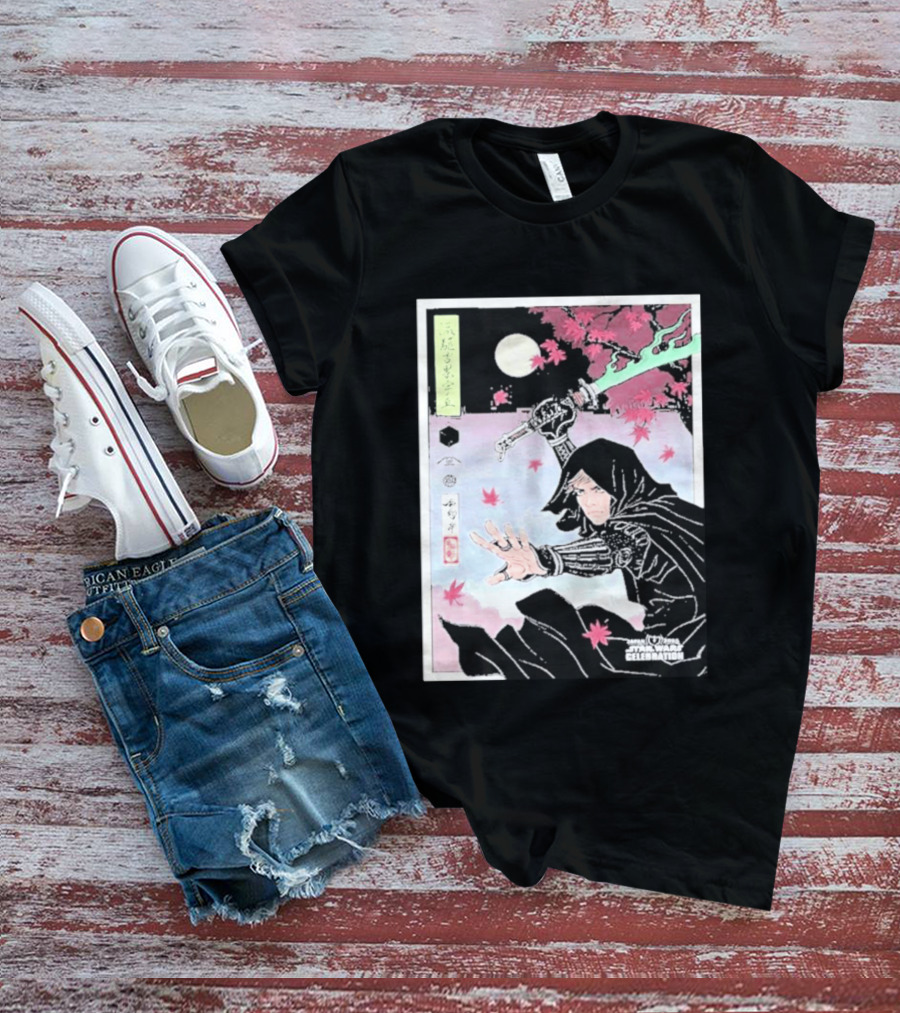 Star Wars Celebration Japan 2025 Luke Skywalker Samurai Art Final Reveal T-Shirt