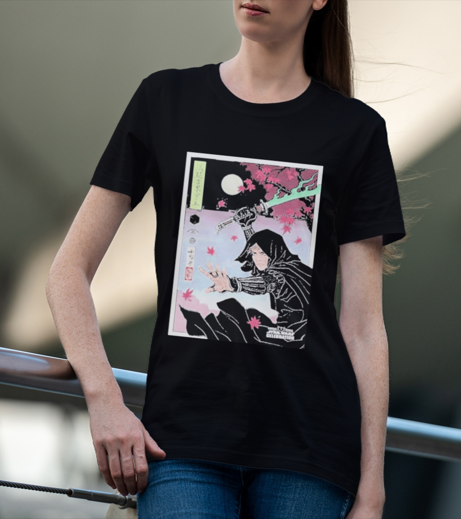 Star Wars Celebration Japan 2025 Luke Skywalker Samurai Art Final Reveal T-Shirt