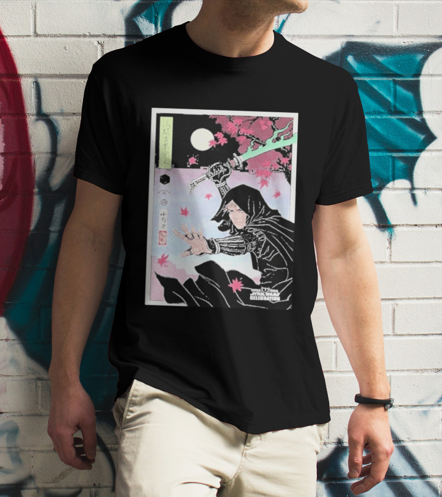 Star Wars Celebration Japan 2025 Luke Skywalker Samurai Art Final Reveal T-Shirt