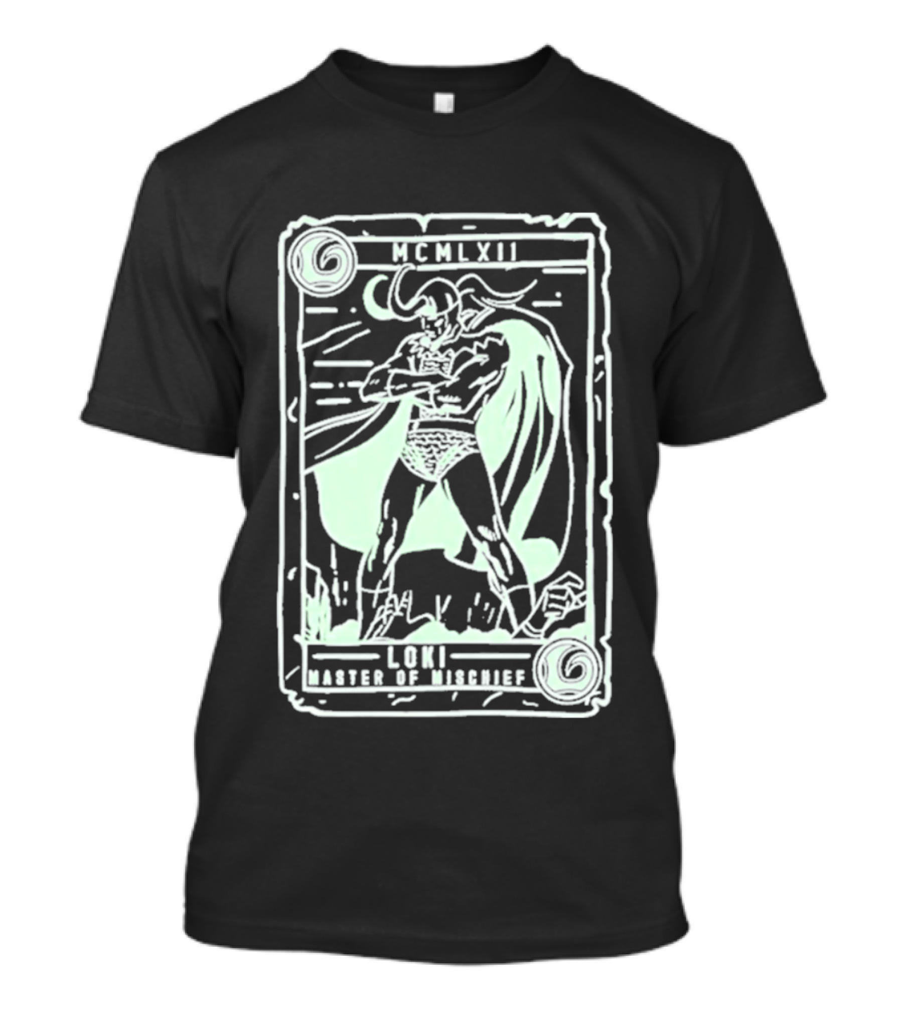 The Reel Rejects Loki Master Of Mischief Marvel Comics Collector Card T-Shirt