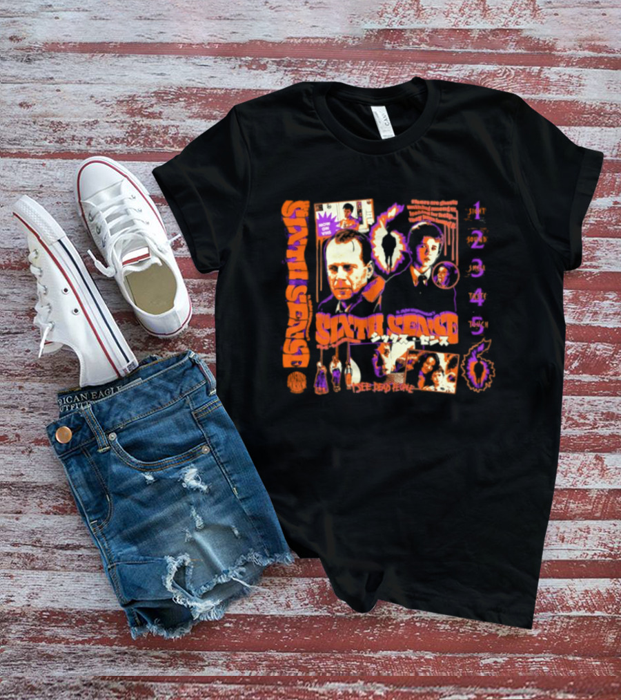 The Sixth Sense I See Dead People Movie With Characters T-Shirt