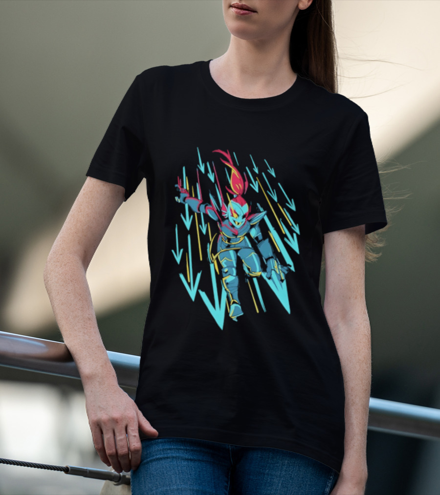 Undyne Onslaught 10th Anniversary Undertale T-Shirt