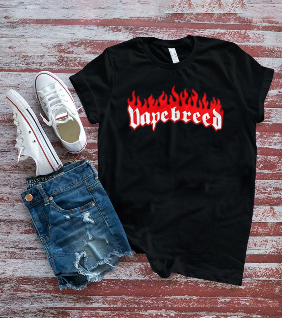 Vapebreed Flame Style Vapebreed Vaping Vape Culture T-Shirt