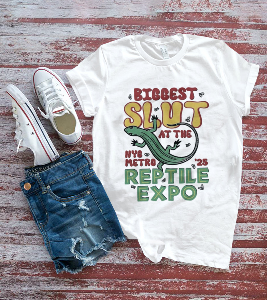 Biggest Slut NYC Metro Reptile Expo '25 T-Shirt