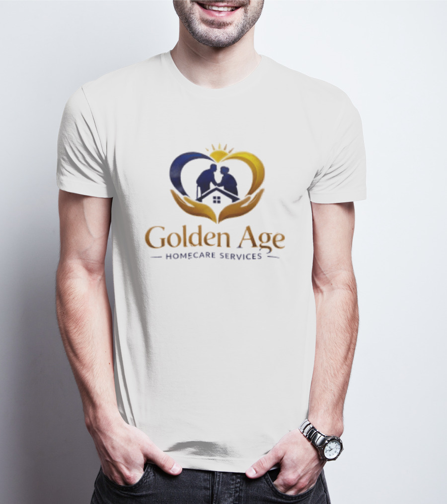 Golden Age Homecare Services Elderly Care Compassion And Support T-Shirt