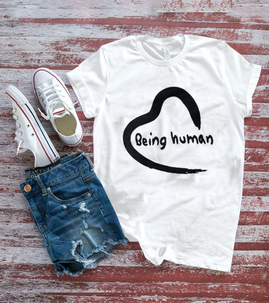 Salman Khan Being Human Heart Logo Coffee T-Shirt