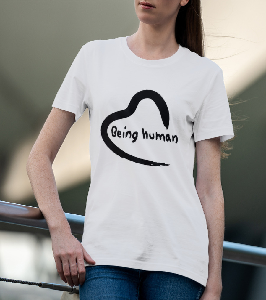 Salman Khan Being Human Heart Logo Coffee T-Shirt