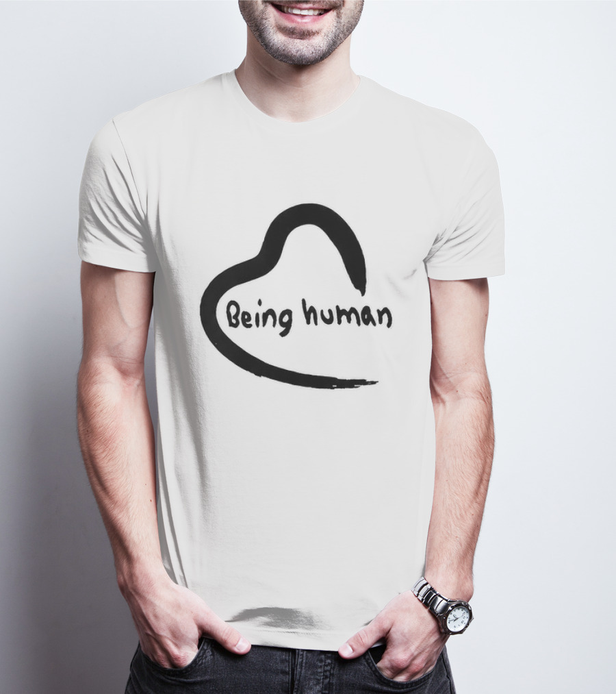 Salman Khan Being Human Heart Logo Coffee T-Shirt