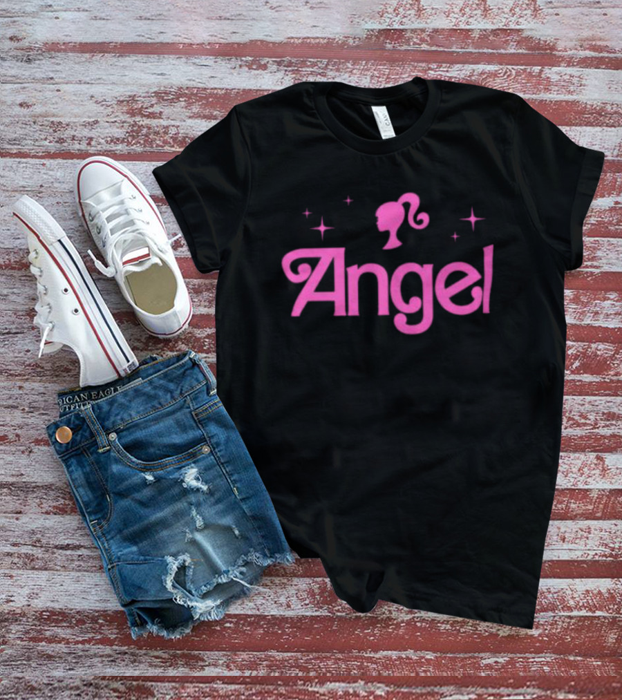 Angel Reese Barbie Crop With Star Accents T-Shirt