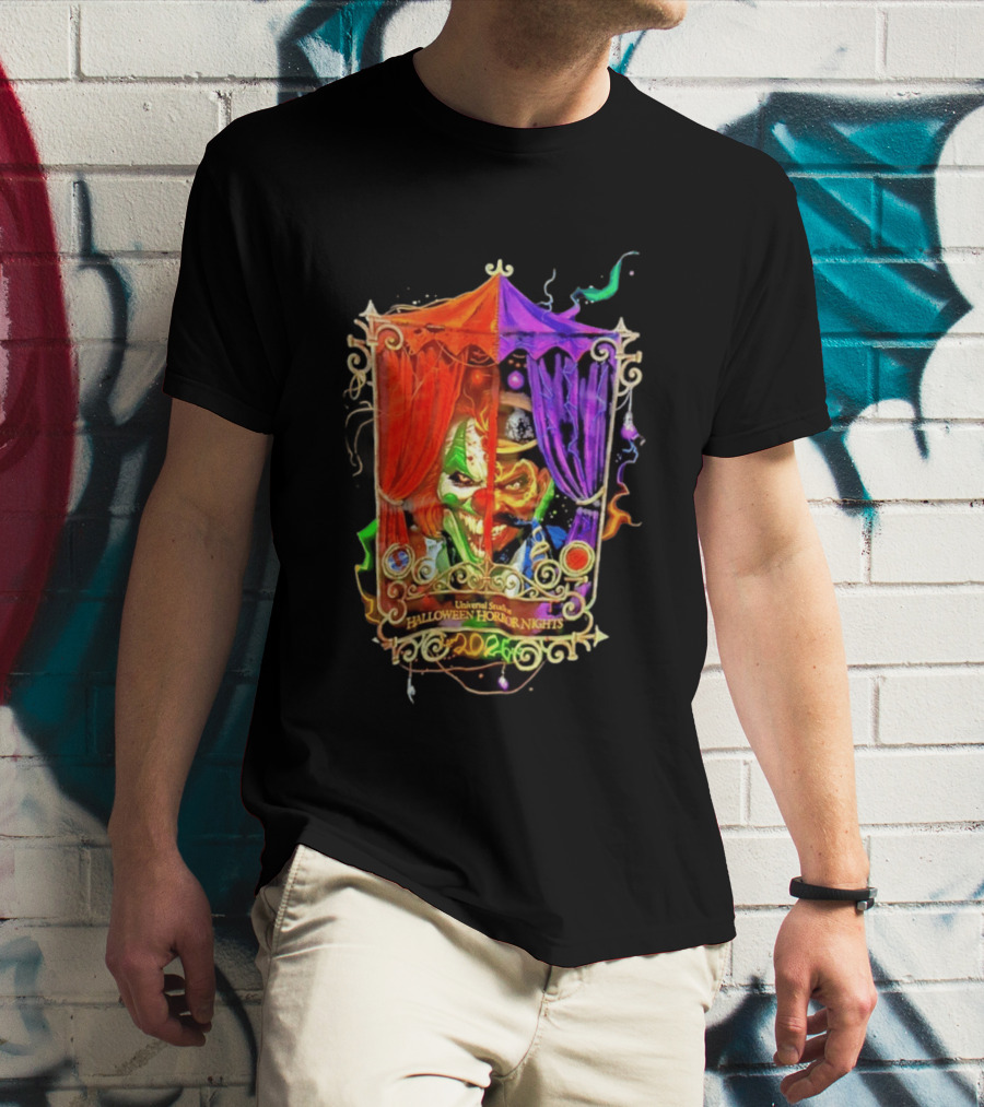 Jack The Clown Dr. Oddfellow Universal Studios Halloween Horror Nights 2026 T-Shirt