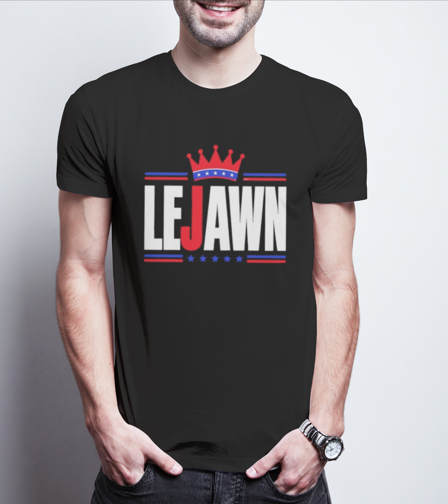 LeJawn King Crown LeBron James Philadelphia 76ers NBA 2026 T-Shirt