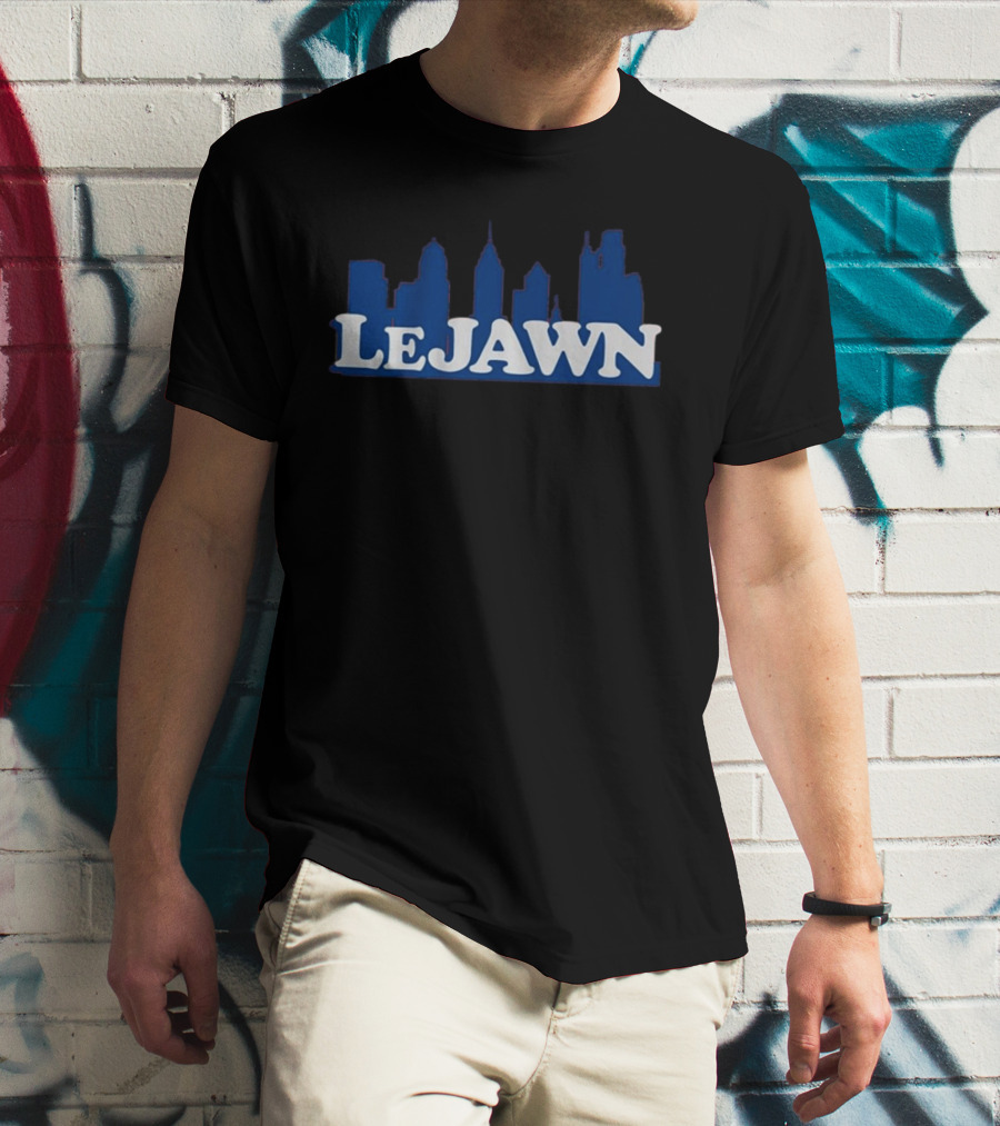 LeJawn Philadelphia 76ers City Skyline T-Shirt