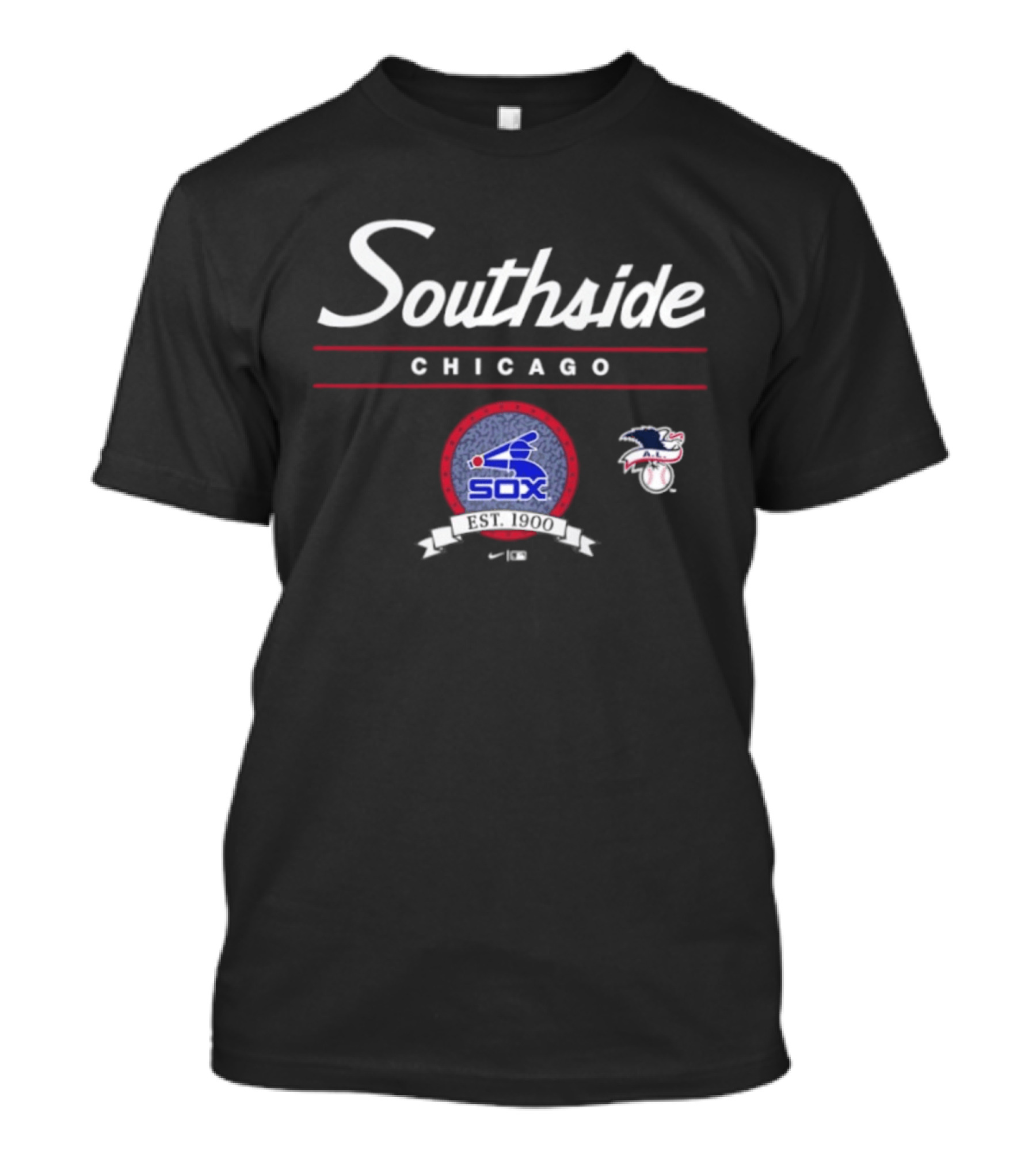 Southside Chicago White Sox Sox American League Nike Baseball T-Shirt