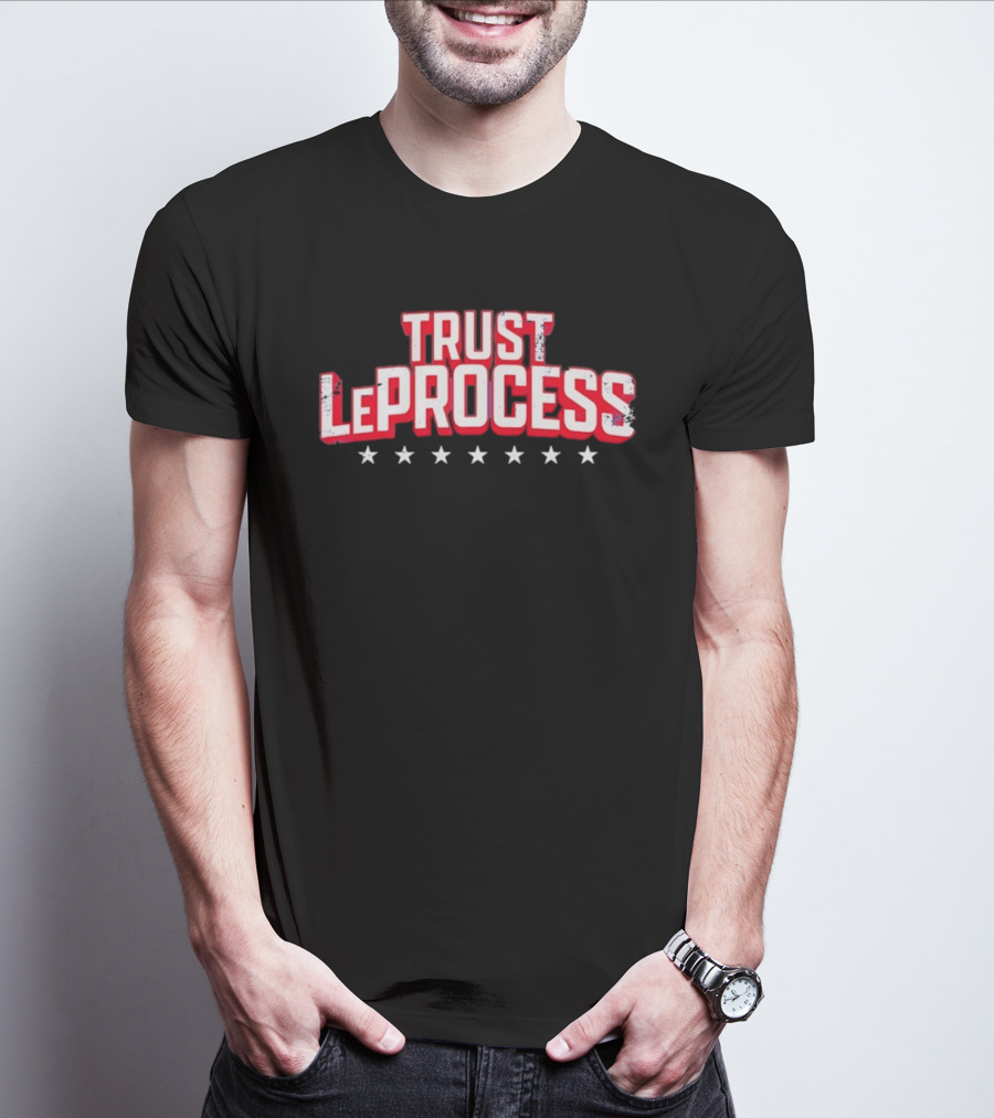 Trust LeProcess Basketball Phrase With Stars T-Shirt