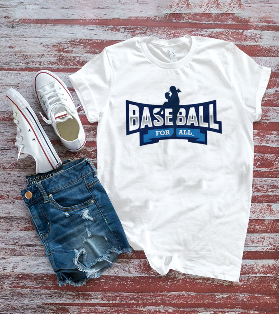 Baseball For All Inclusive Sport Silhouette Pitcher T-Shirt