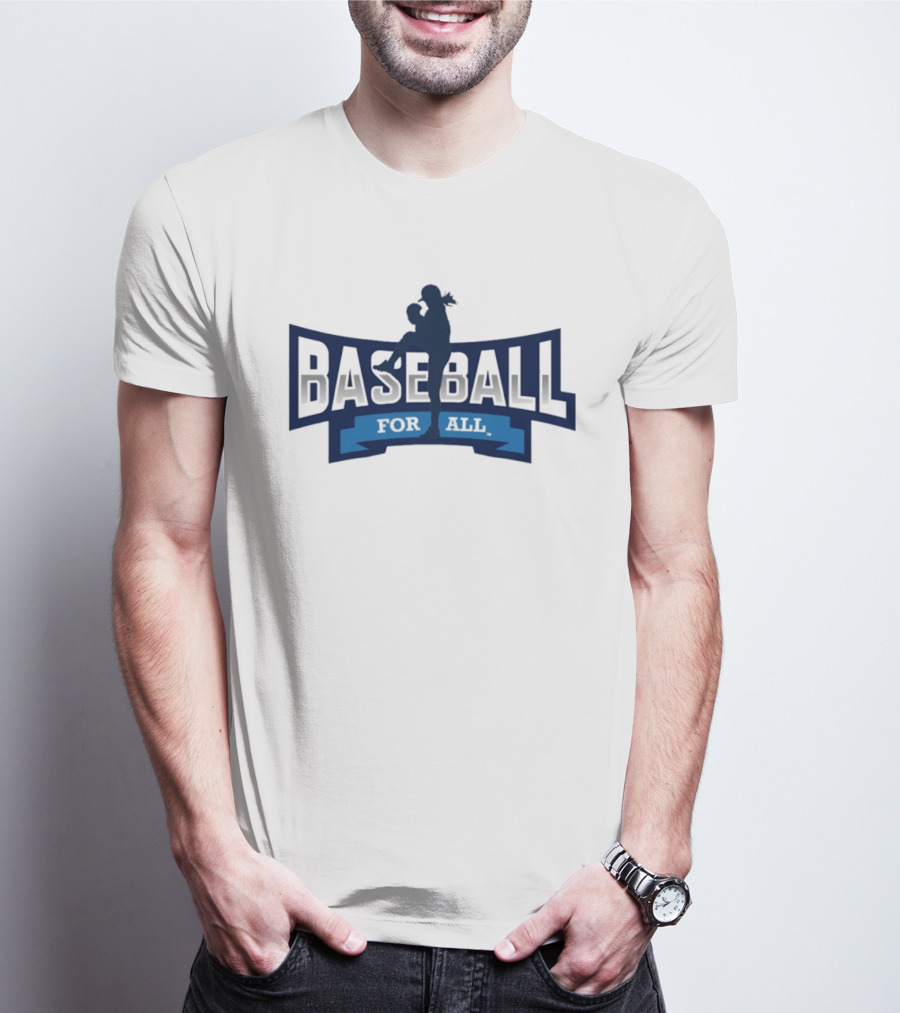 Baseball For All Inclusive Sport Silhouette Pitcher T-Shirt
