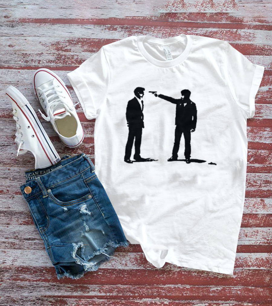 Infernal Affairs Hong Kong Crime Drama Iconic Confrontation Scene T-Shirt