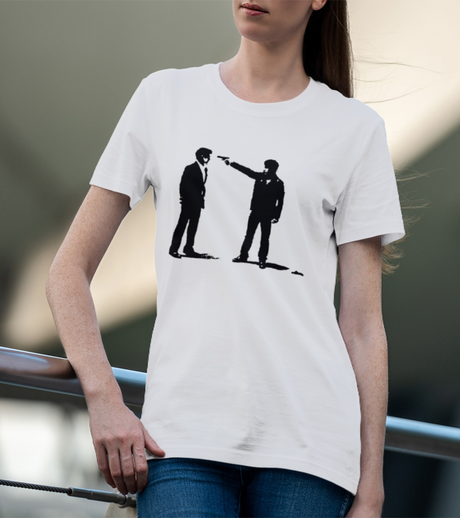 Infernal Affairs Hong Kong Crime Drama Iconic Confrontation Scene T-Shirt