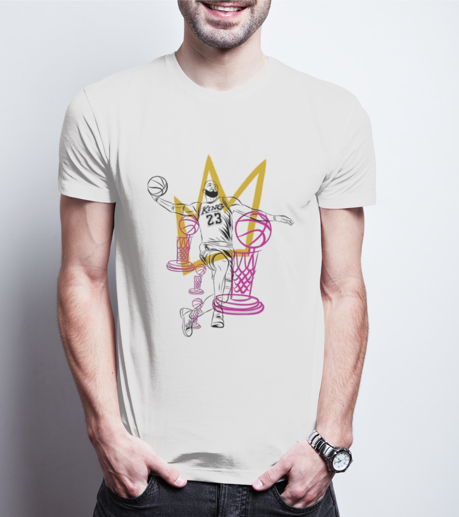 LeBron James King Of 23 Philadelphia Sixers 2026 T-Shirt