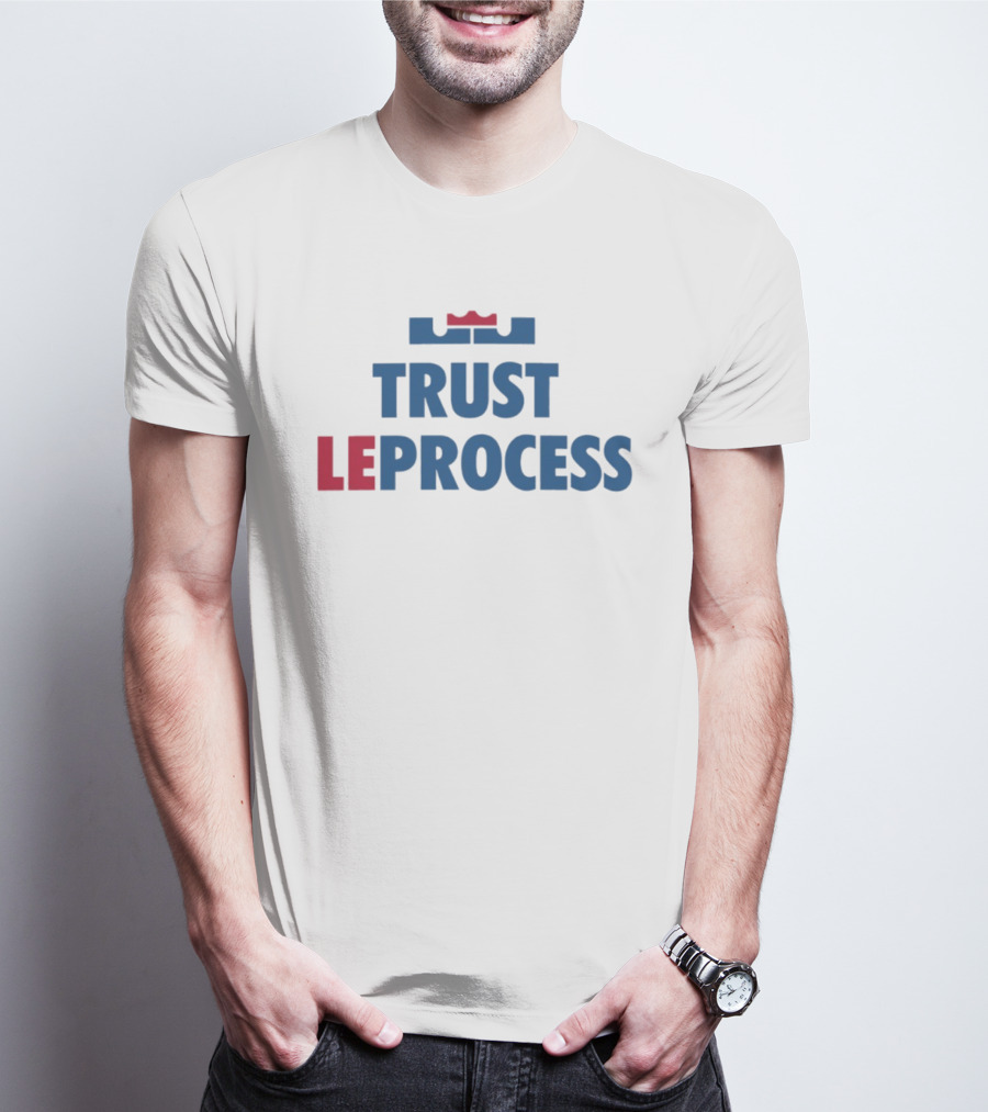 LeBron James Philadelphia 76ers Trust LeProcess Basketball T-Shirt