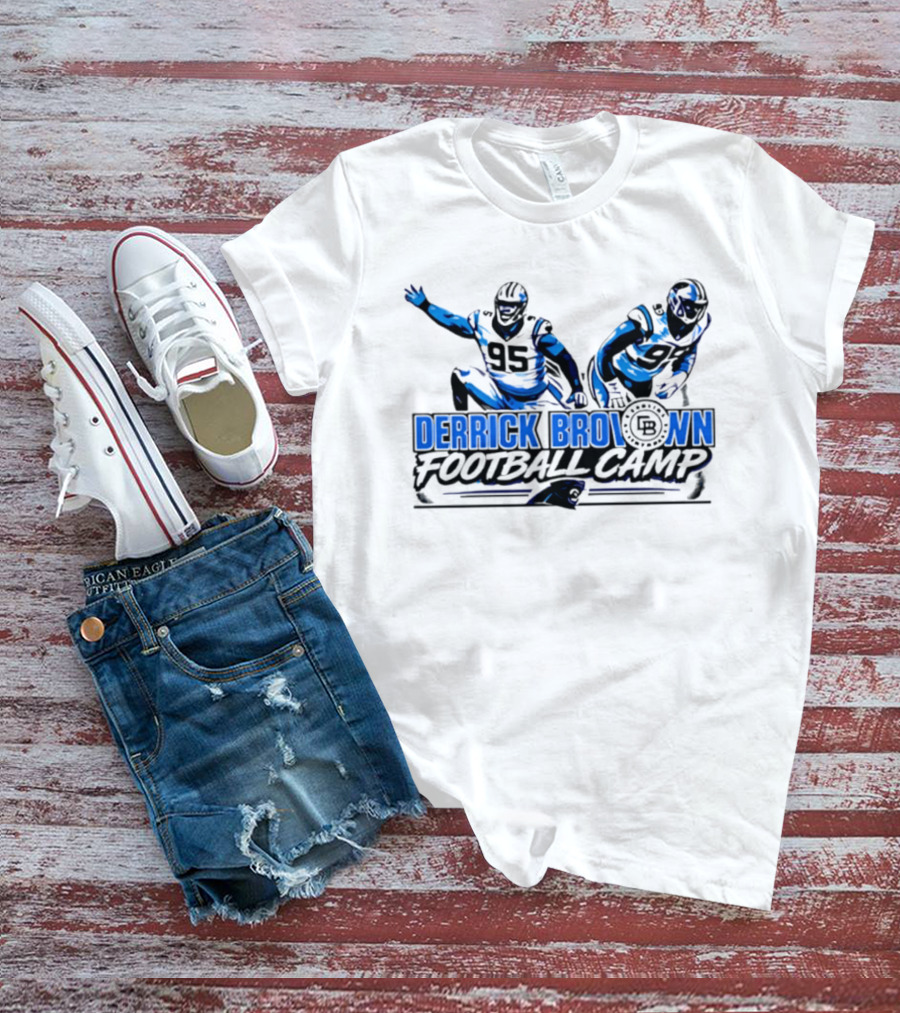 Lee Hunter Derrick Brown Carolina Panthers Football Camp T-Shirt