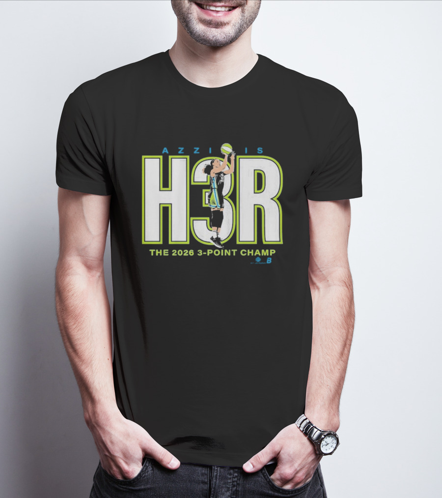 Azzi Is Her H3R The 2026 3 Point Champ T-Shirt