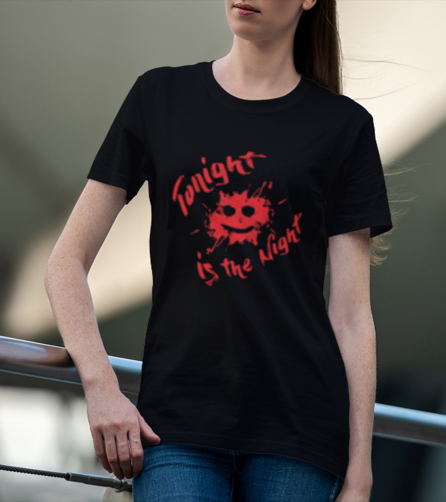 Tonight Is The Night Dexter He's Got Some Killer Rules 2 Sided Smiley Blood Splatter T-Shirt