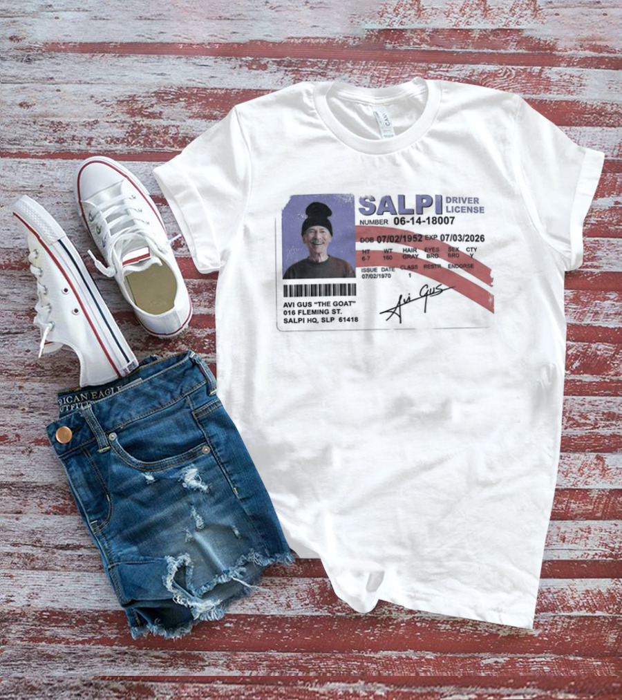 Antoine Griezmann MLS The Goat Salpi Driver License Signature T-Shirt