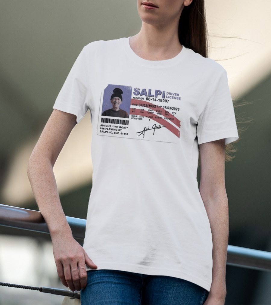 Antoine Griezmann MLS The Goat Salpi Driver License Signature T-Shirt
