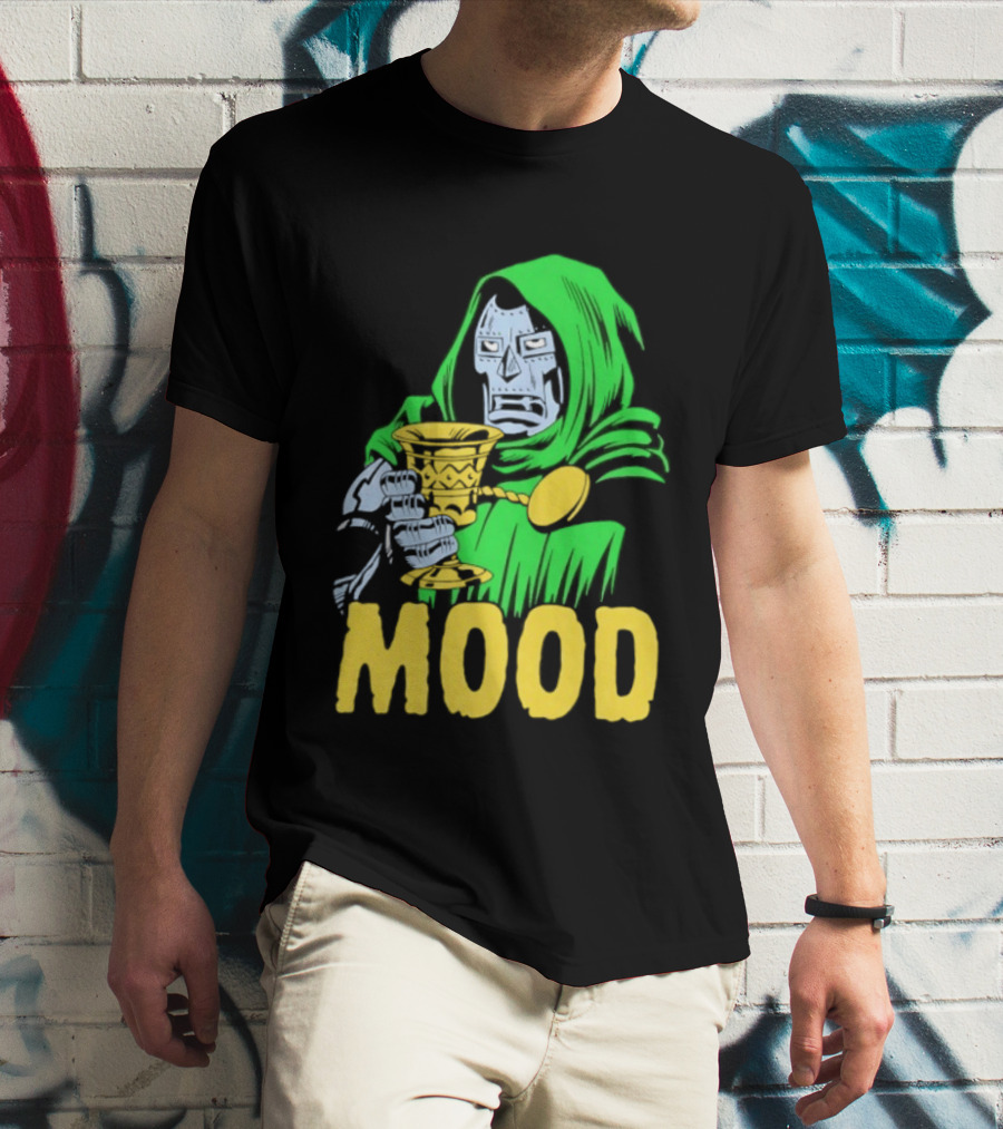 Doctor Doom Mood Marvel Villain Comic Book T-Shirt