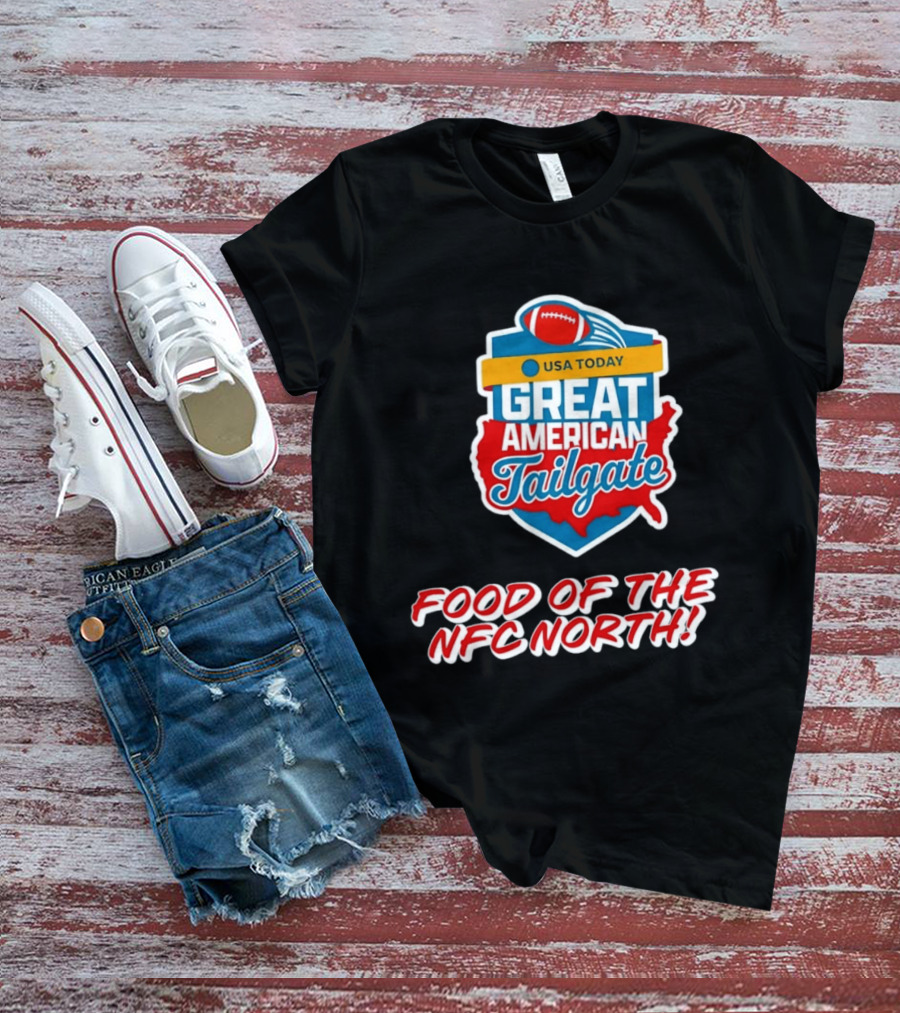 USA Today Great American Tailgate Food Of The NFC North T-Shirt