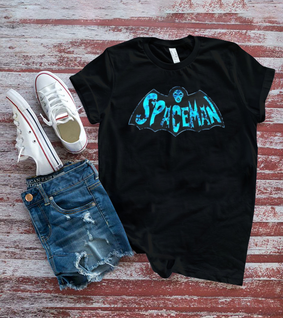 Spaceman Kiss Ace Frehley Hard Rock Bat Face T-Shirt