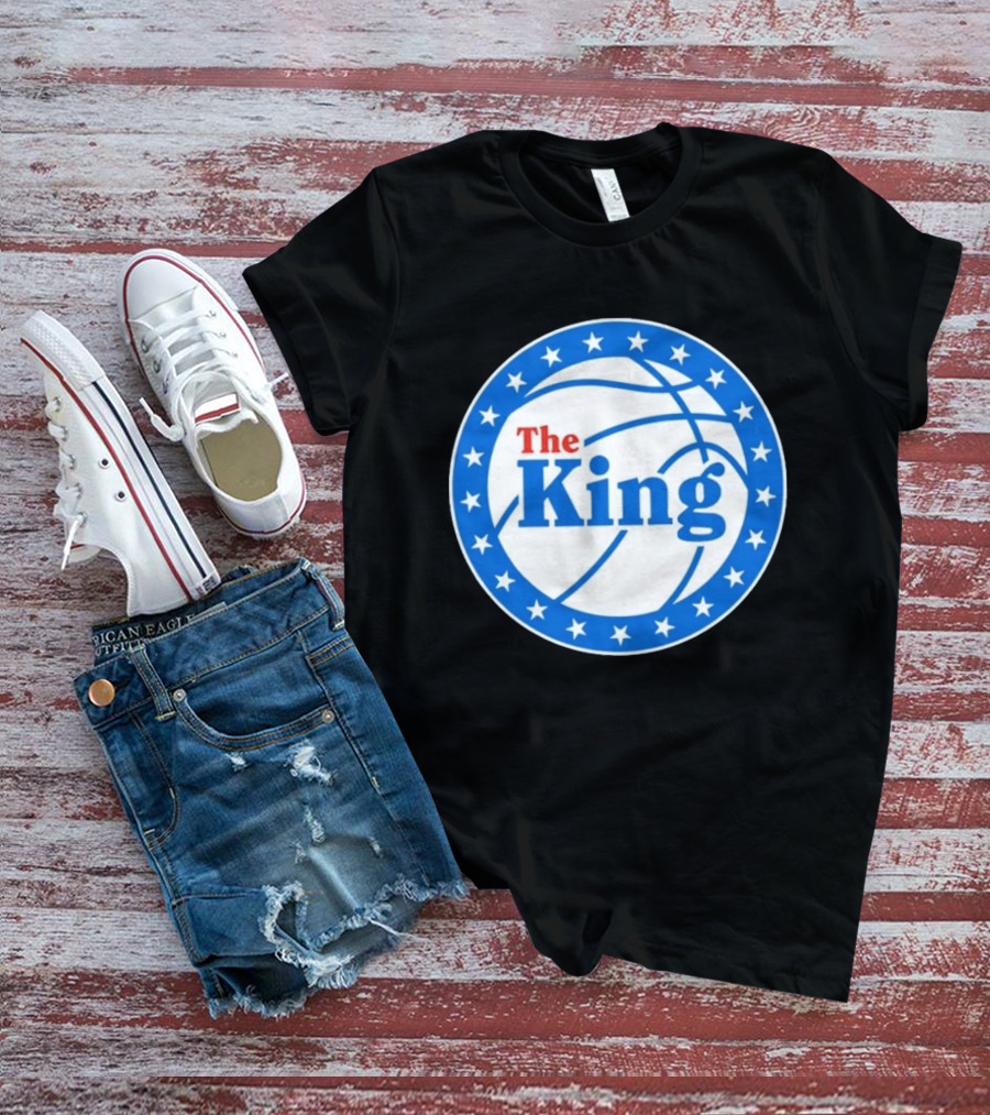 The King Philly Basketball Circle Stars T-Shirt