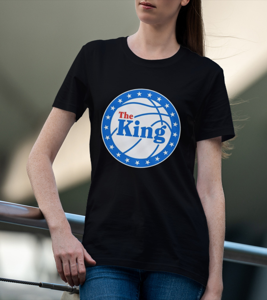 The King Philly Basketball Circle Stars T-Shirt
