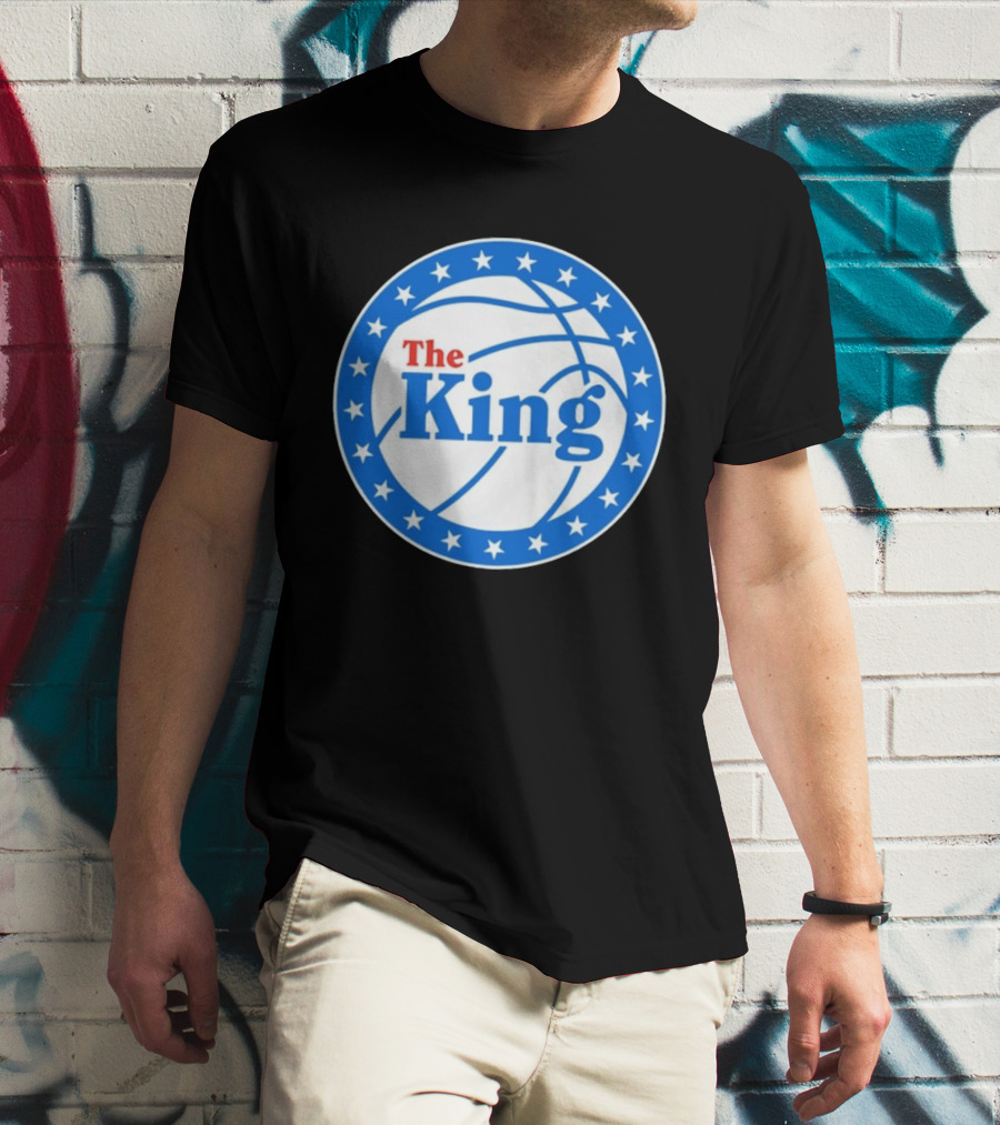 The King Philly Basketball Circle Stars T-Shirt