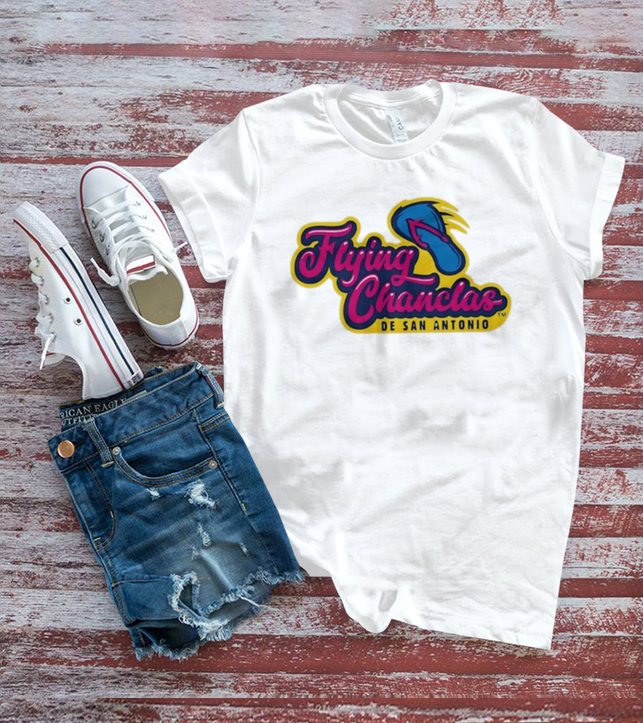 Flying Chanclas De San Antonio Baseball Team Fan T-Shirt