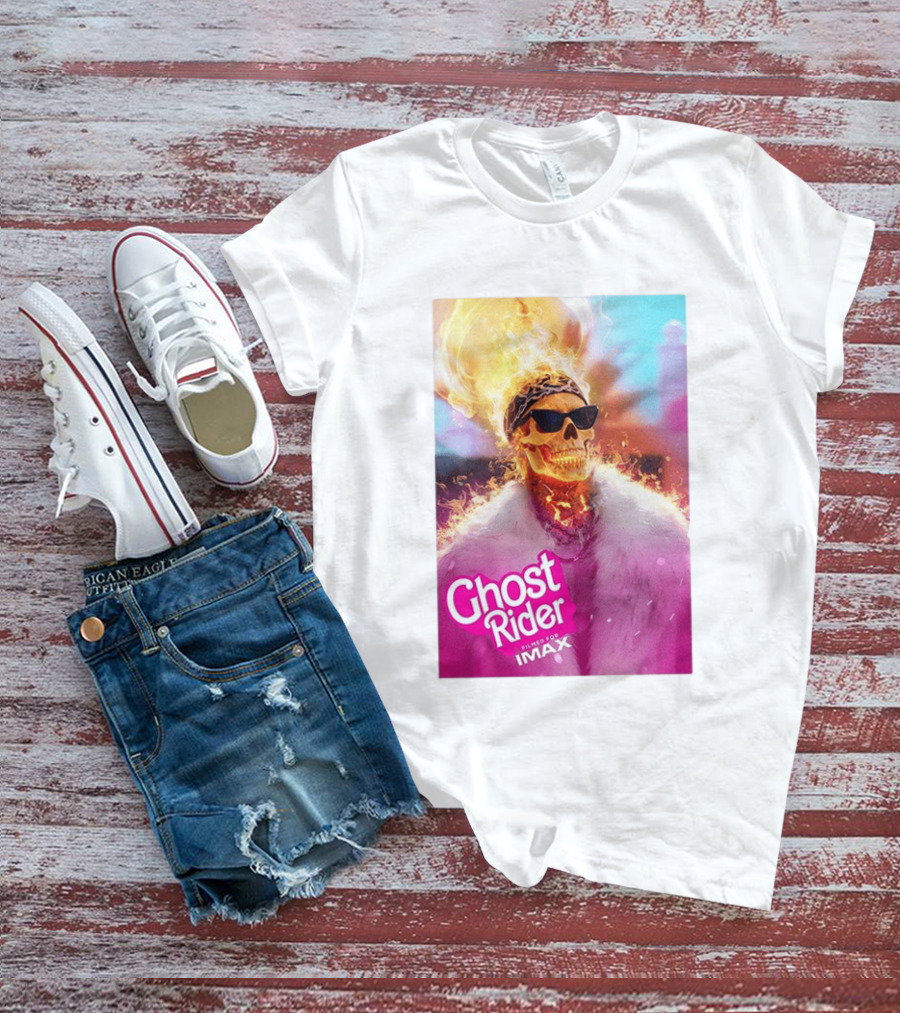 Ryan Gosling Barbie Ghost Rider Filmed For IMAX T-Shirt