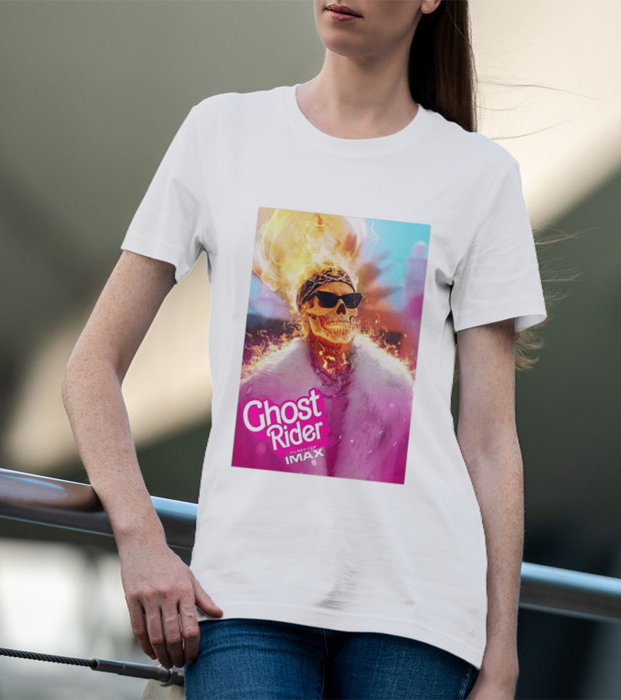 Ryan Gosling Barbie Ghost Rider Filmed For IMAX T-Shirt