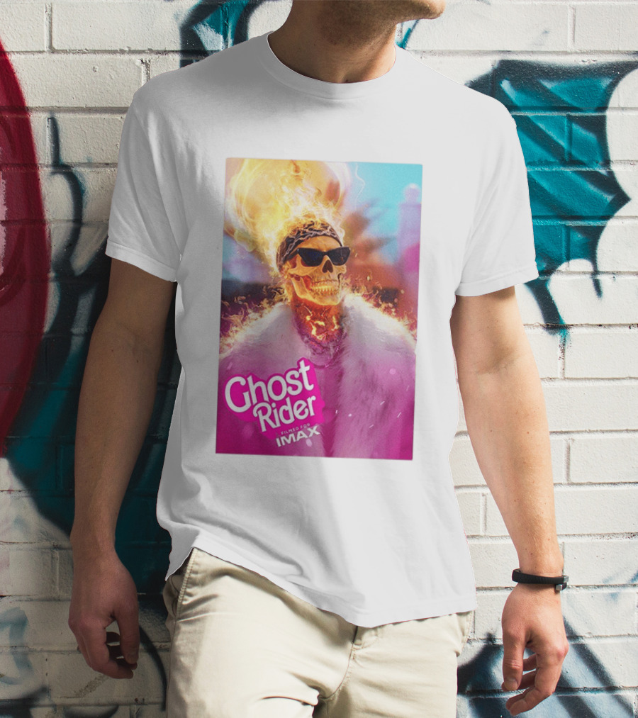 Ryan Gosling Barbie Ghost Rider Filmed For IMAX T-Shirt