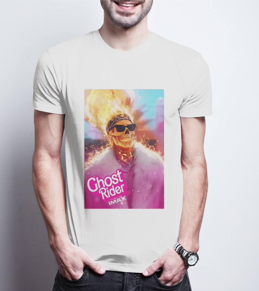 Ryan Gosling Barbie Ghost Rider Filmed For IMAX T-Shirt