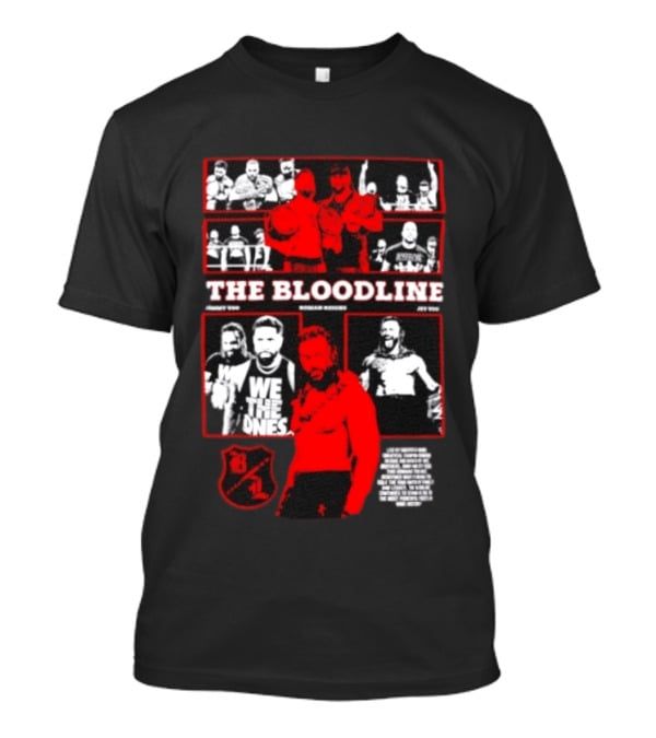 The Bloodline WWE Roman Reigns Jimmy Uso Jey Uso We The Ones Collage 8 1 T-Shirt