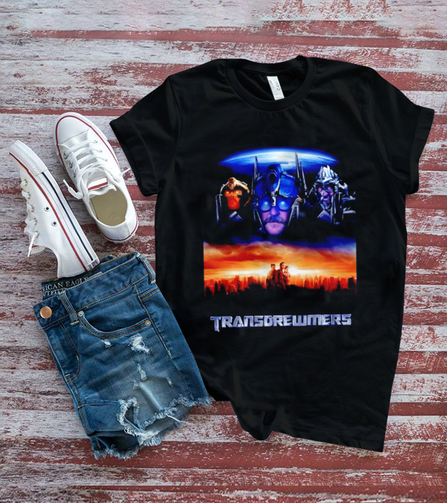 Transdrewmers Sci Fi Inspired Characters And Cityscape Compilation T-Shirt